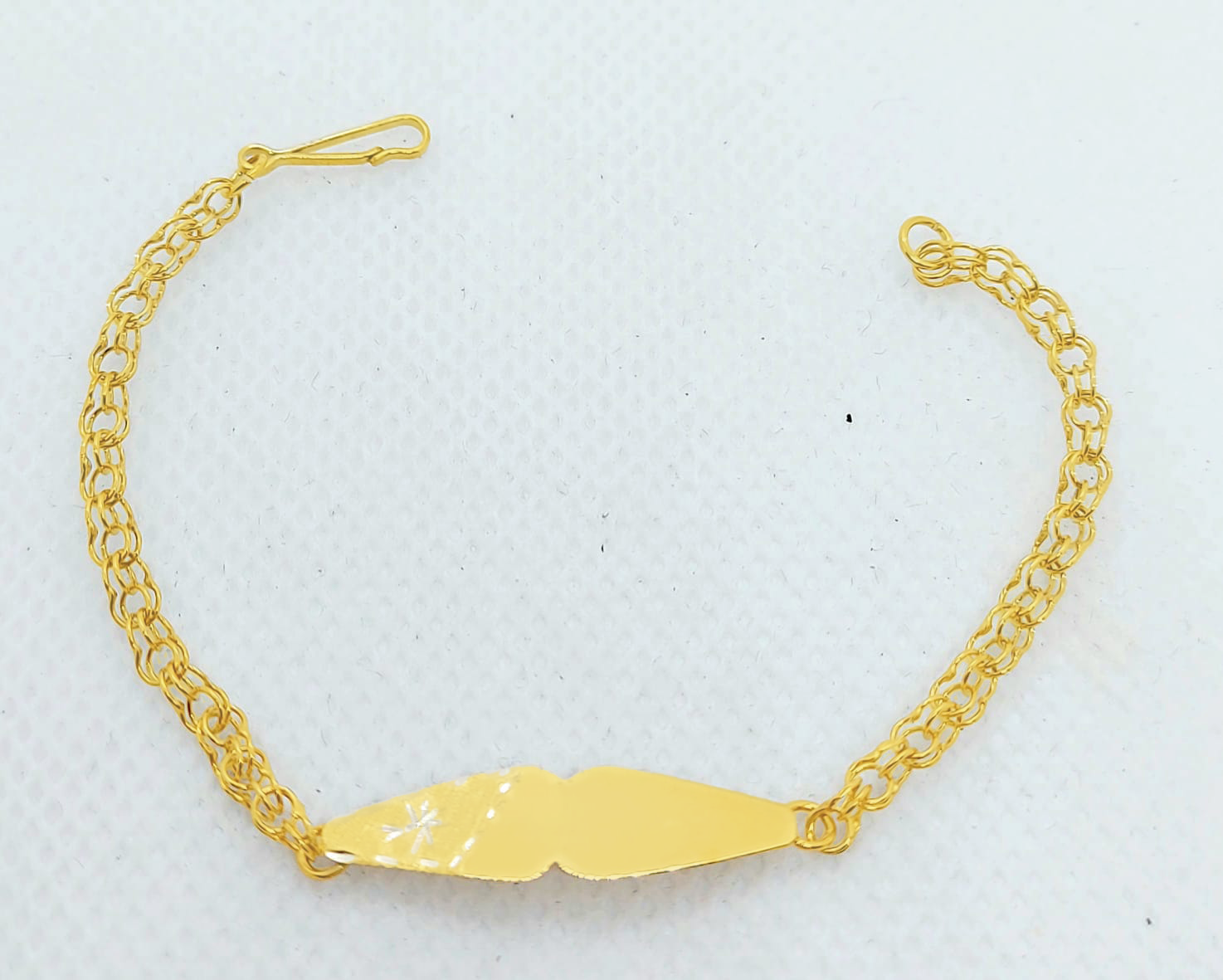 Gold Baby ID Band